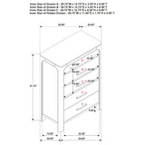 Solano Weathered Mango 5-piece Queen Bedroom Set by Coaster at Eve Furniture