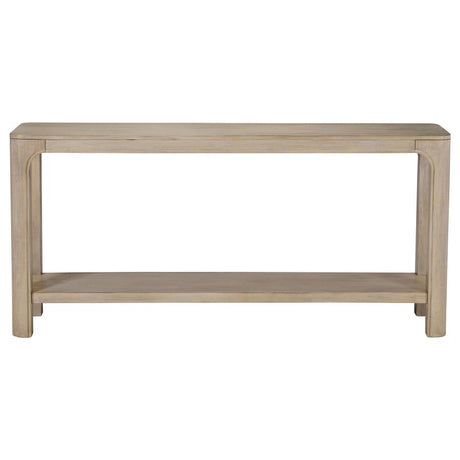 Solano Weathered Mango 64-inch Entryway Console Sofa Table by Coaster at Eve Furniture
