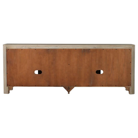 Solano Weathered Mango 71-inch 2-door TV Stand Media Console by Coaster at Eve Furniture