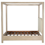 Solano Weathered Mango 83-inch California King Canopy Bed by Coaster at Eve Furniture