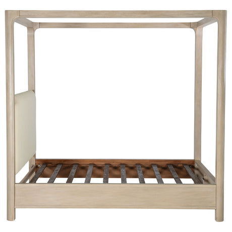 Solano Weathered Mango 83-inch California King Canopy Bed by Coaster at Eve Furniture