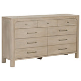 Solano Weathered Mango 9-drawer Bedroom Dresser Cabinet by Coaster at Eve Furniture