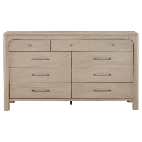 Solano Weathered Mango 9-drawer Bedroom Dresser Cabinet by Coaster at Eve Furniture