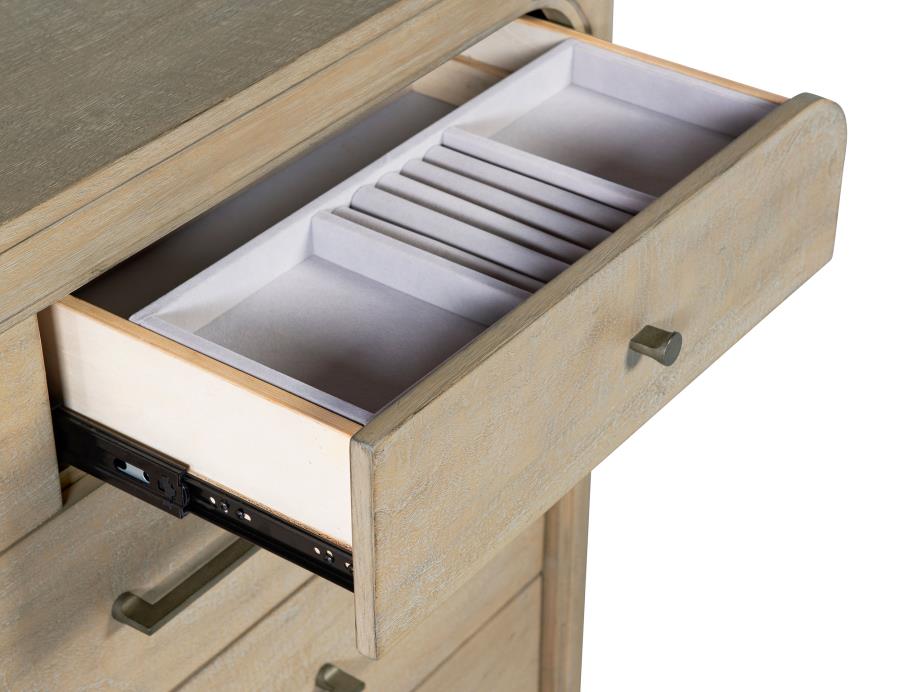 Solano Weathered Mango 9-drawer Bedroom Dresser with Mirror by Coaster at Eve Furniture