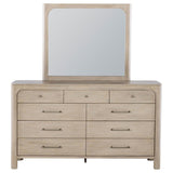 Solano Weathered Mango 9-drawer Bedroom Dresser with Mirror by Coaster at Eve Furniture