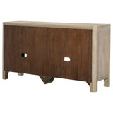 Solano Weathered Mango Sliding Door Dining Sideboard Server by Coaster at Eve Furniture