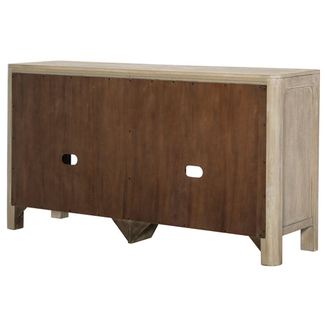 Solano Weathered Mango Sliding Door Dining Sideboard Server by Coaster at Eve Furniture
