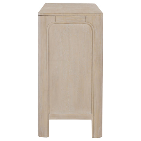 Solano Weathered Mango Sliding Door Dining Sideboard Server by Coaster at Eve Furniture