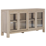 Solano Weathered Mango Sliding Door Dining Sideboard Server by Coaster at Eve Furniture