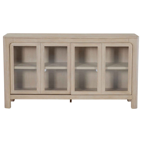 Solano Weathered Mango Sliding Door Dining Sideboard Server by Coaster at Eve Furniture
