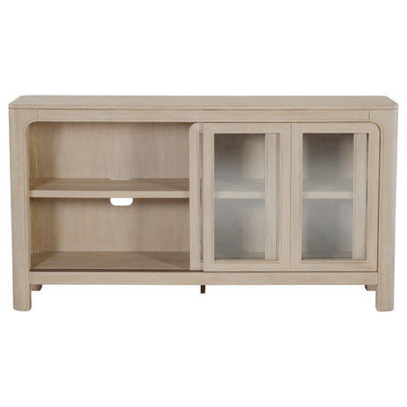 Solano Weathered Mango Sliding Door Dining Sideboard Server by Coaster at Eve Furniture