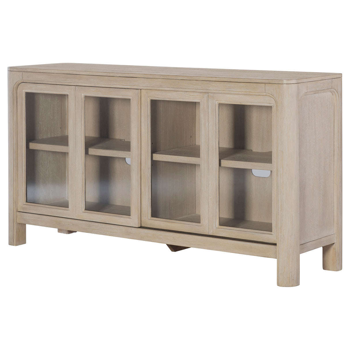 Solano Weathered Mango Sliding Door Dining Sideboard Server by Coaster at Eve Furniture