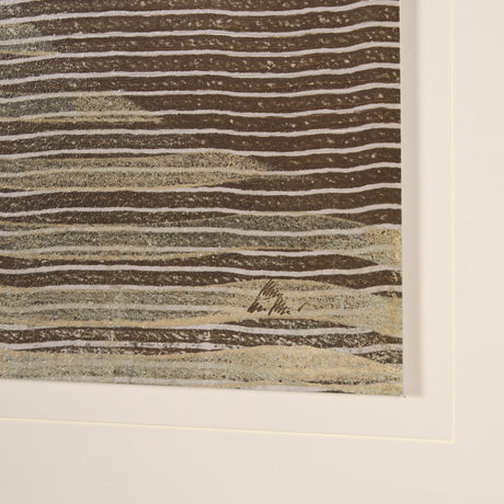 Solar Wind III by Mercana Studio a Hand Embellished Textured Framed Art Print Matted under Glass by Mercana at Eve Furniture