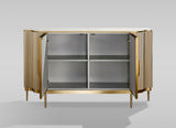 Solara Champagne Gold Sideboard by New Era Innovations at Eve Furniture