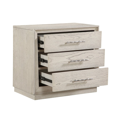 Solas Wire Brushed Gray 4-Piece Queen Bedroom Set by Homelegance at Eve Furniture