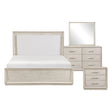 Solas Wire Brushed Gray 4-Piece Queen Bedroom Set by Homelegance at Eve Furniture
