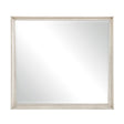 Solas Wire Brushed Gray Bedroom Mirror (Mirror Only) by Homelegance at Eve Furniture