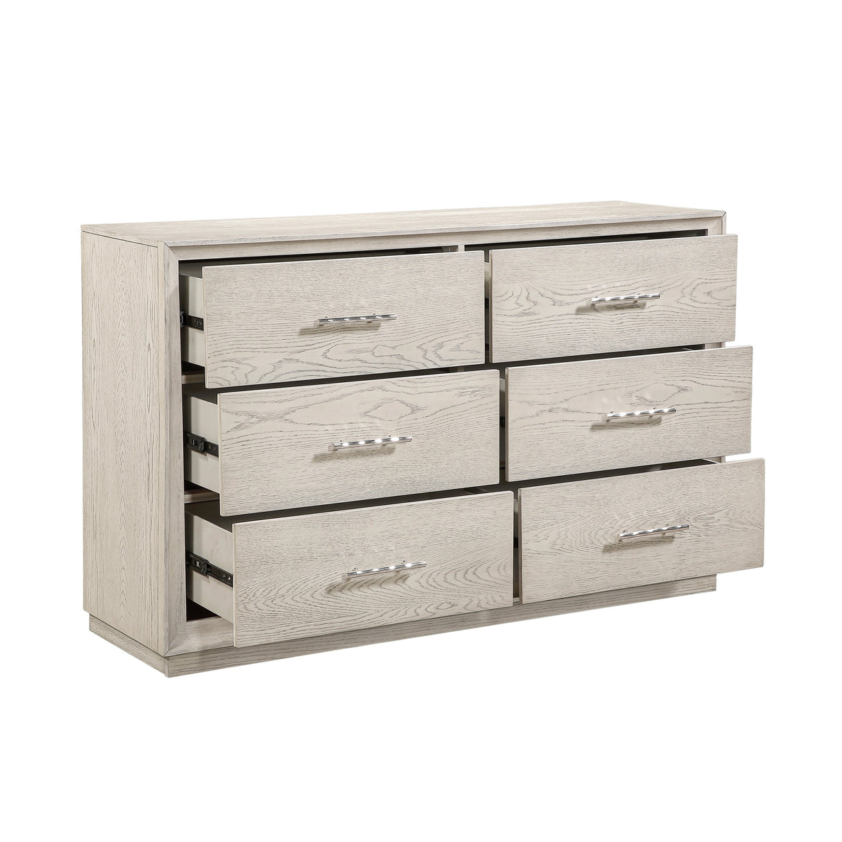 Solas Wire Brushed Gray Bedroom Set by Homelegance at Eve Furniture