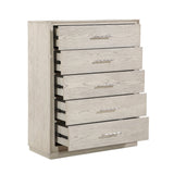 Solas Wire Brushed Gray Bedroom Set by Homelegance at Eve Furniture