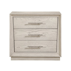 Solas Wire Brushed Gray Nightstand by Homelegance at Eve Furniture