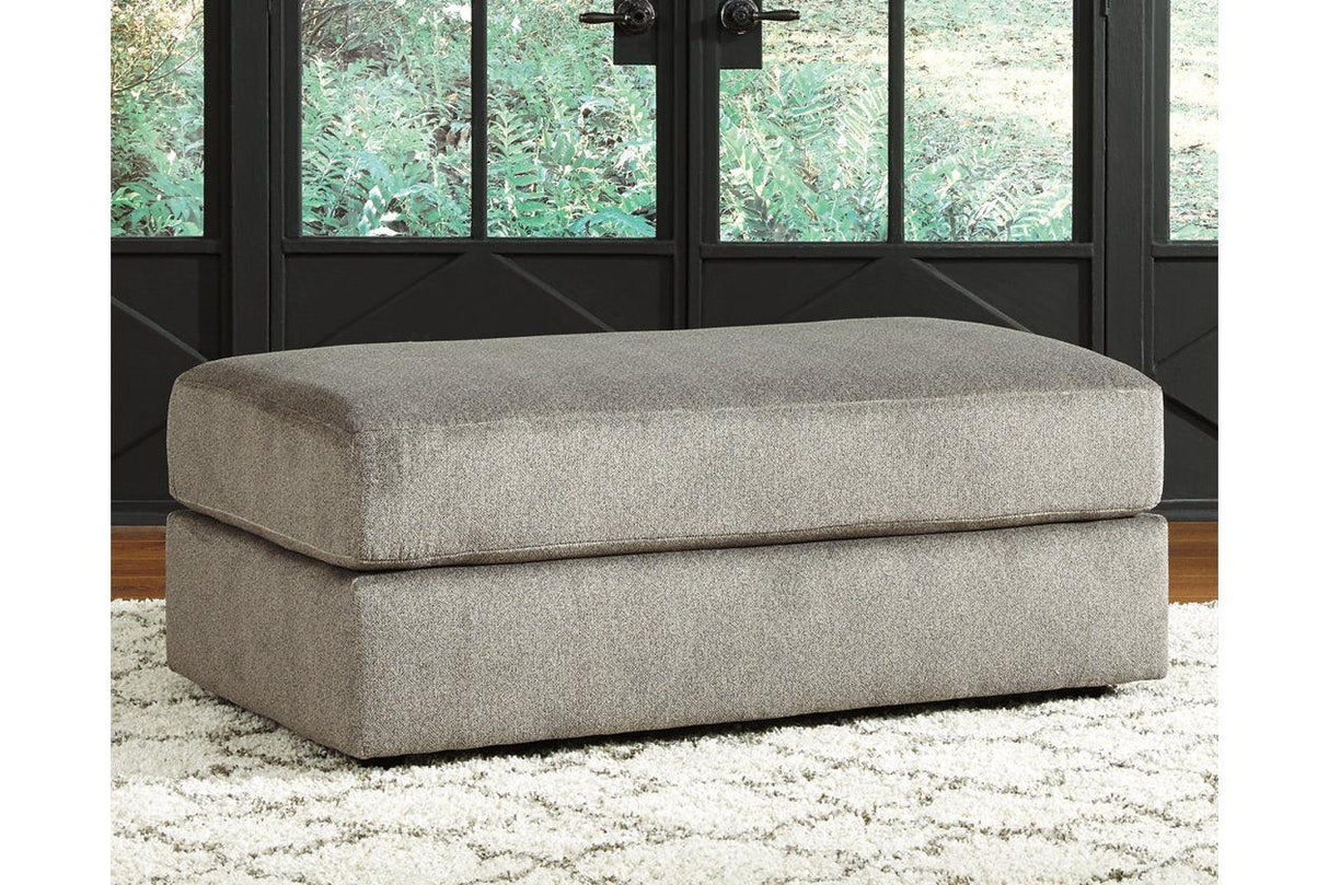 Soletren Ash Oversized Ottoman by Ashley at Eve Furniture
