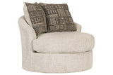 Soletren Stone Accent Chair by Ashley at Eve Furniture