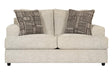 Soletren Stone Loveseat by Ashley at Eve Furniture