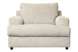Soletren Stone Oversized Chair by Ashley at Eve Furniture