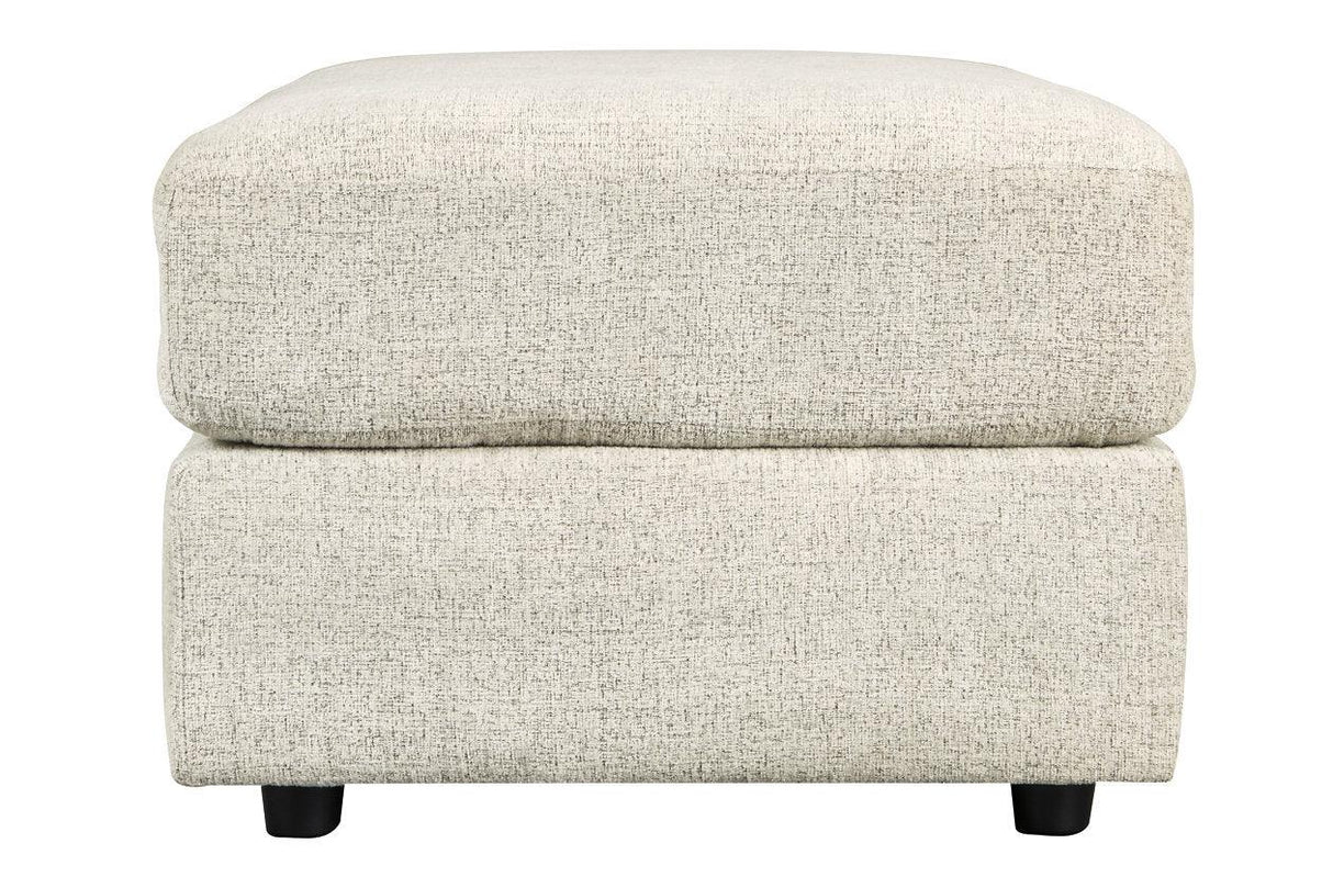 Soletren Stone Oversized Ottoman by Ashley at Eve Furniture