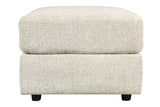 Soletren Stone Oversized Ottoman by Ashley at Eve Furniture