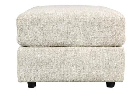 Soletren Stone Oversized Ottoman by Ashley at Eve Furniture