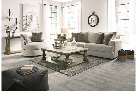 Soletren Stone Queen Sofa Sleeper by Ashley at Eve Furniture