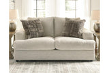 Soletren Stone Loveseat by Ashley at Eve Furniture