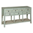 Solid Wood Console Table with Storage Drawers by Home Trends & Design at Eve Furniture