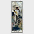 Solo II Blue Painting Art 24x72 by Buddy Whitlock by Classic Home at Eve Furniture