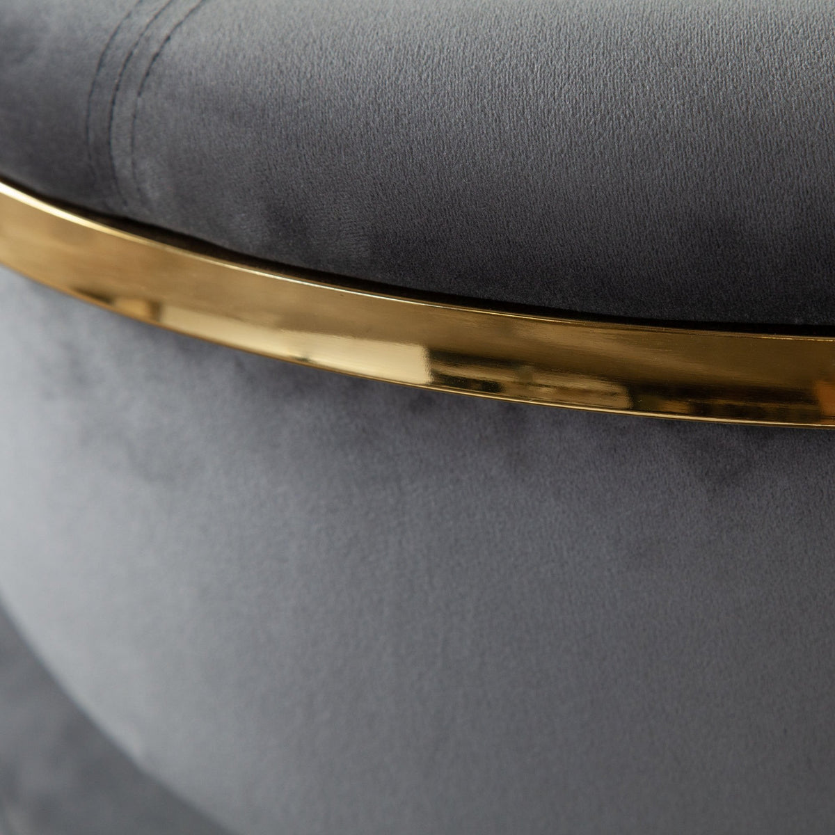 Solstice Grey/Gold Velvet Counter Chair by Diamond Sofa at Eve Furniture