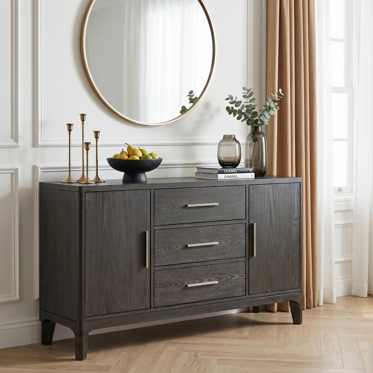 Soma Black Server by Homelegance at Eve Furniture
