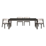 Soma Black/Beige 5-Piece Expandable Dining Set by Homelegance at Eve Furniture
