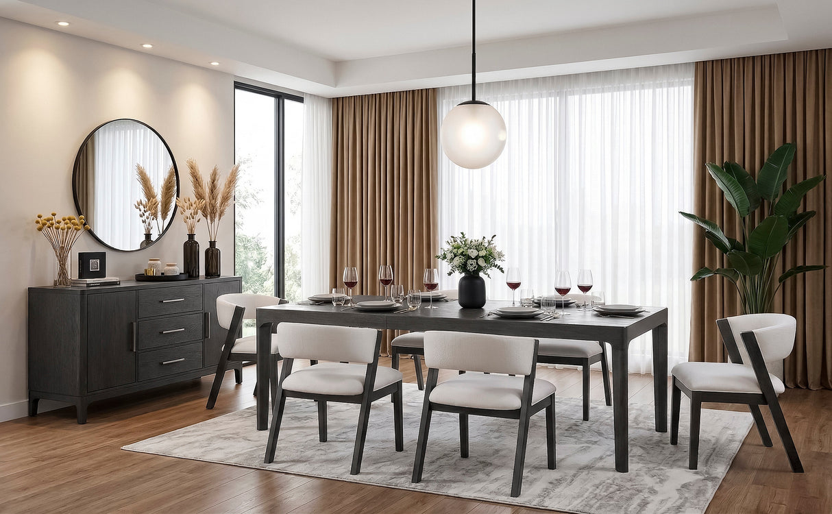 Soma Black/Beige Side Chair, Set of 2 by Homelegance at Eve Furniture