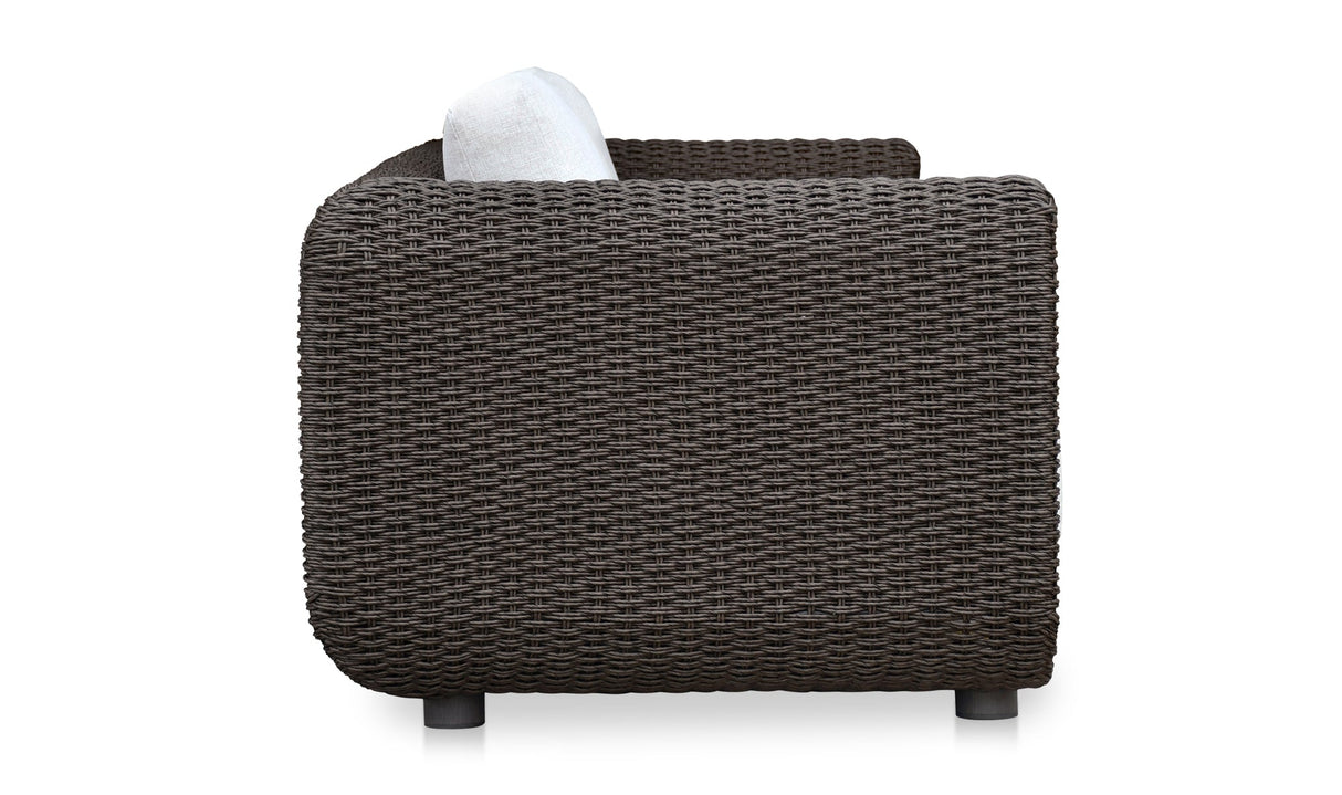 Soma Outdoor Sofa Dark Brown by Moe's Home at Eve Furniture