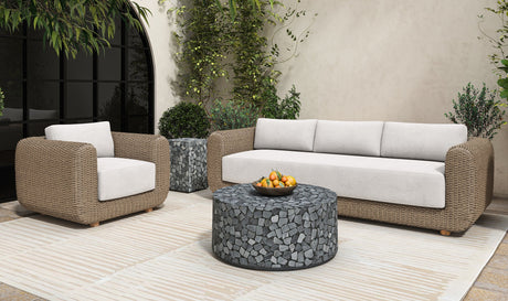 Soma Outdoor Sofa Natural by Moe's Home at Eve Furniture