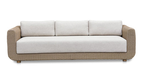 Soma Outdoor Sofa Natural by Moe's Home at Eve Furniture