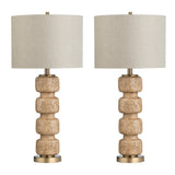 Somerset Tan/Gold Table Lamp (Set of 2) by Crestview at Eve Furniture