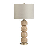 Somerset Tan/Gold Table Lamp (Set of 2) by Crestview at Eve Furniture