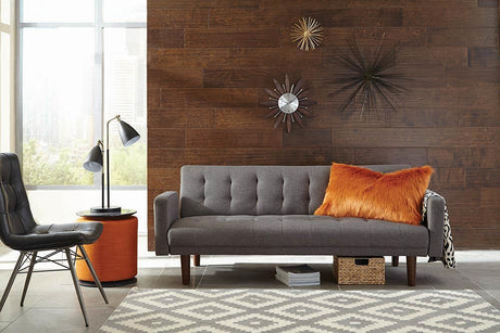 Sommer Gray Tufted Sofa Bed by Coaster at Eve Furniture