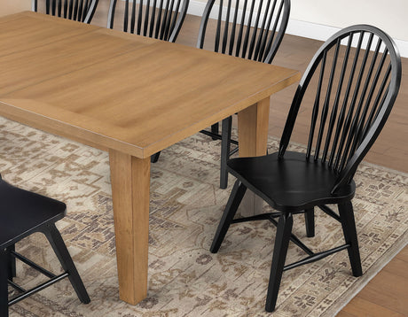 Sommerset Antique 5-Piece 64-96″ Windsor Dining Set by Steve Silver at Eve Furniture