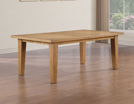 Sommerset Natural Oak 5-Piece 64-96 Ladder Back Dining Set by Steve Silver at Eve Furniture