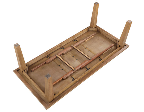 Sommerset Natural Oak 5-Piece 64-96 Ladder Back Dining Set by Steve Silver at Eve Furniture