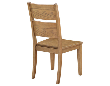 Sommerset Natural Oak 5-Piece 64-96 Ladder Back Dining Set by Steve Silver at Eve Furniture