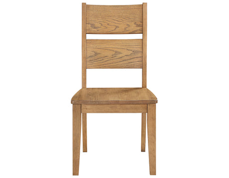 Sommerset Natural Oak 5-Piece 64-96 Ladder Back Dining Set by Steve Silver at Eve Furniture